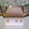Glow by Welino Brown Thatched Cottage LED Tealight