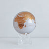 MOVA White & Gold 6 Inch Globe