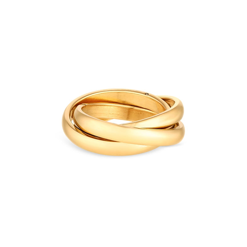 Amori Woven Ring, Gold, Size 7
