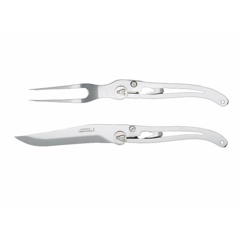 Laguiole Gift Set, XXL Cutout, Set of 2, by Claude Dozorme