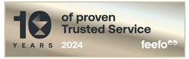 10 years of trusted Feefo service