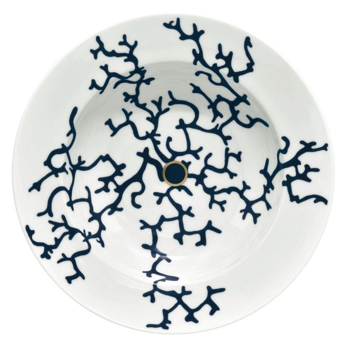 Raynaud Cristobal Marine Pasta Plate,  24.5 x 3.5cm