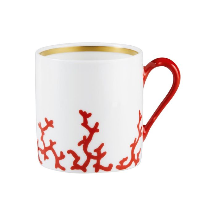 Raynaud Cristobal Rouge Coffee Cup,  5.6 x 6cm