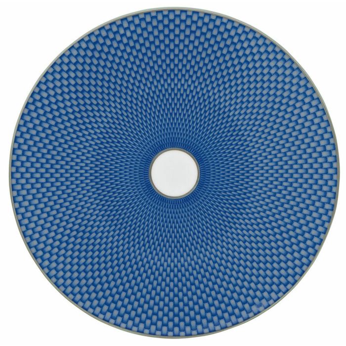 Raynaud Tresor Bleu Coupe Flat Plate,  22 cm