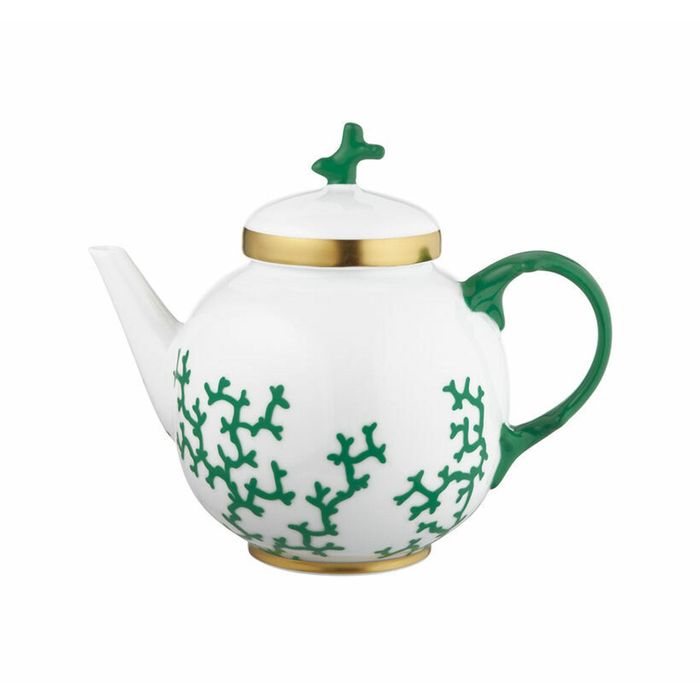 Raynaud Cristobal Emeraude Tea Pot,  7.2 x 20.5 x 20.5 x 16cm