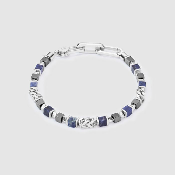 Coeur De Lion GeoCube Unisex Chain Blue Bracelet