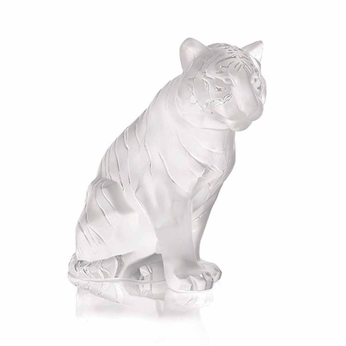 Lalique Clear Small Sitting Tiger
