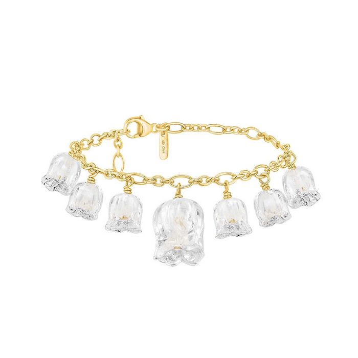 Lalique Muguet Vermeil Bracelet