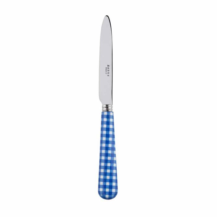 Sabre Gingham Lapis Blue 20cm Dessert Knife
