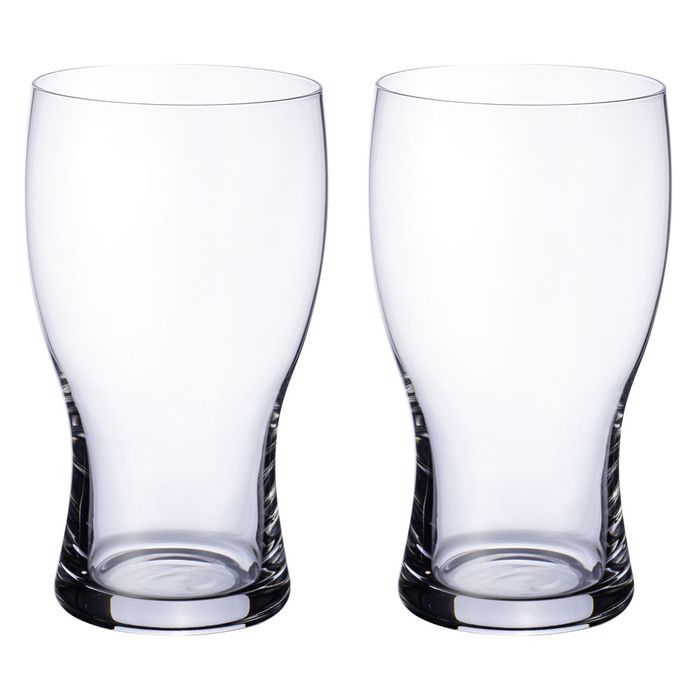 Villeroy & Boch Purismo Beer Pint Glass, Set of 2