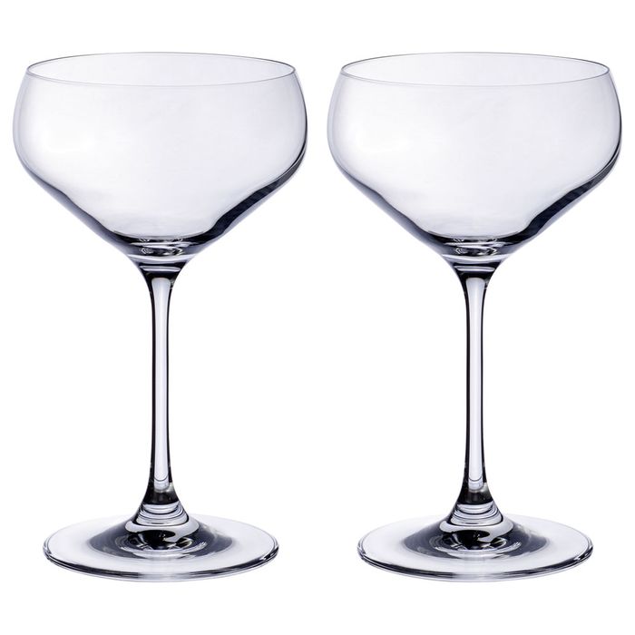 Villeroy & Boch Purismo Champagne Coupe, Set of 2