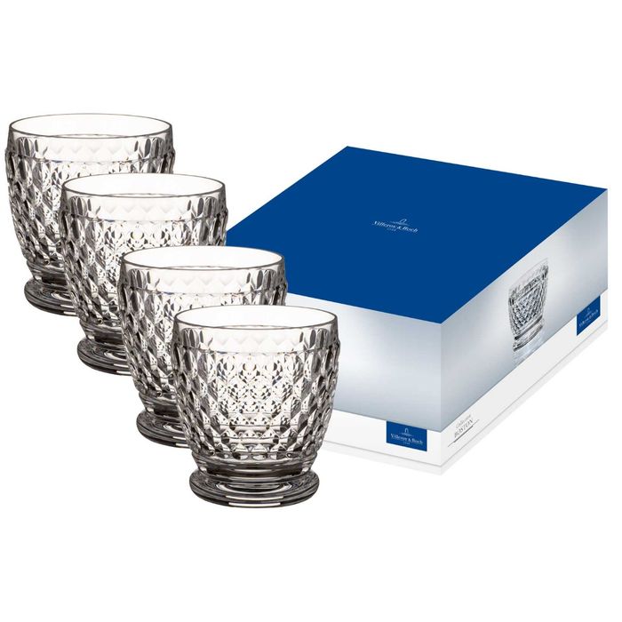 Villeroy & Boch Boston Clear Water/Cocktail Tumblers, Set of 4