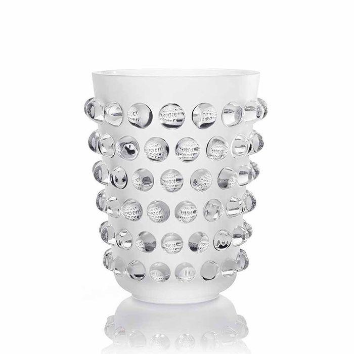 Lalique Mossi Clear Vase