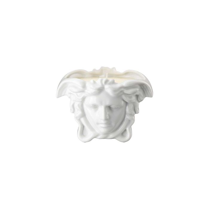 Versace Medusa Grande White Table Light with Scented Wax