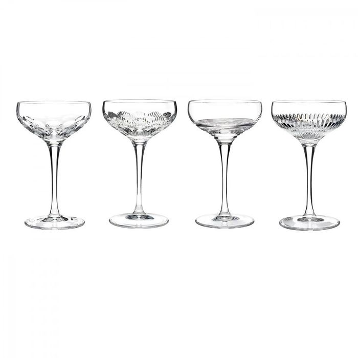 Waterford Mixology Clear Champagne Coupe, Set of 4