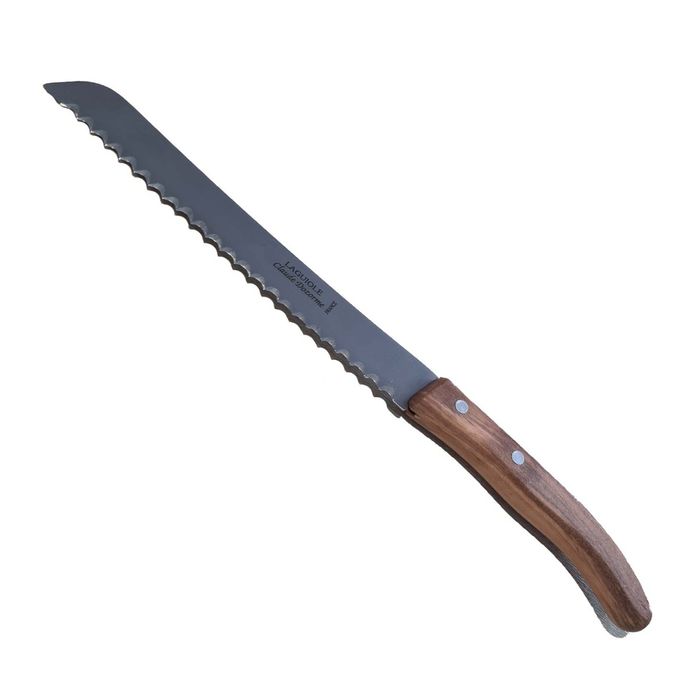 Claude Dozorme Olive Wood Handled Bread Knife