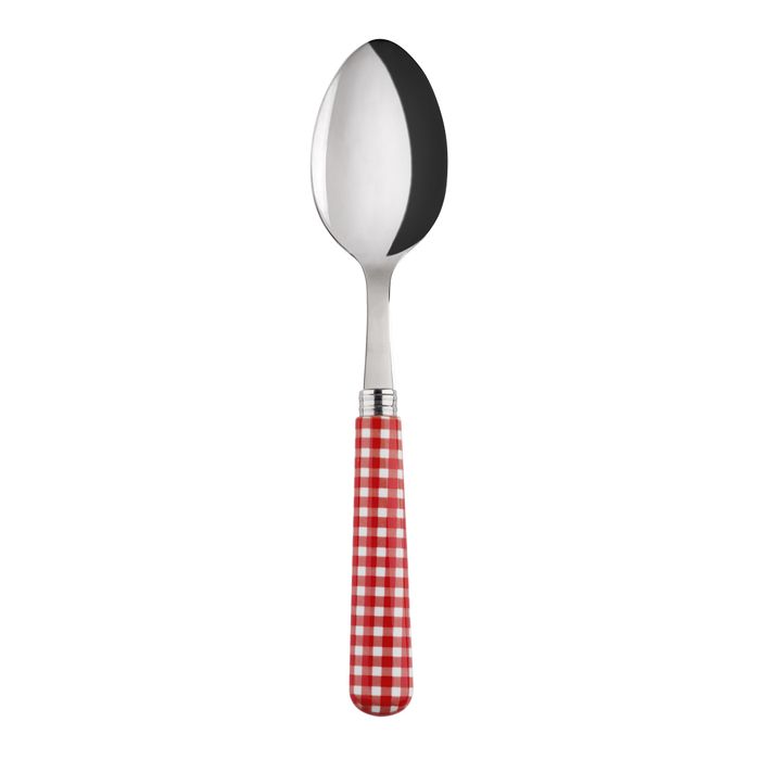 Sabre Gingham Red 22cm Soup Spoon