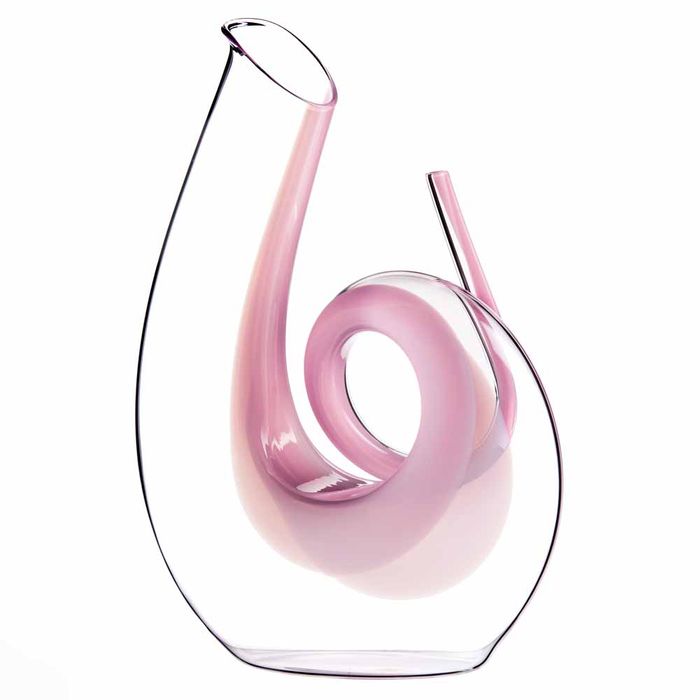 Riedel Crystal Pink Curly Decanter