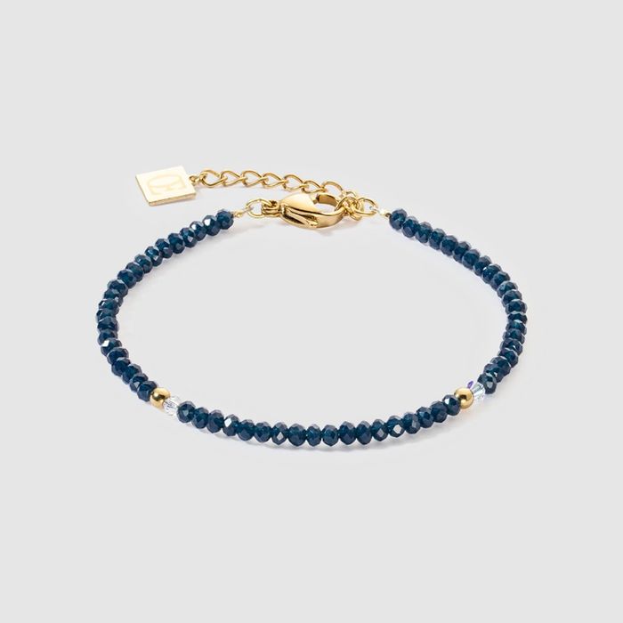Coeur De Lion Twinkle Gold & Dark Blue Bracelet