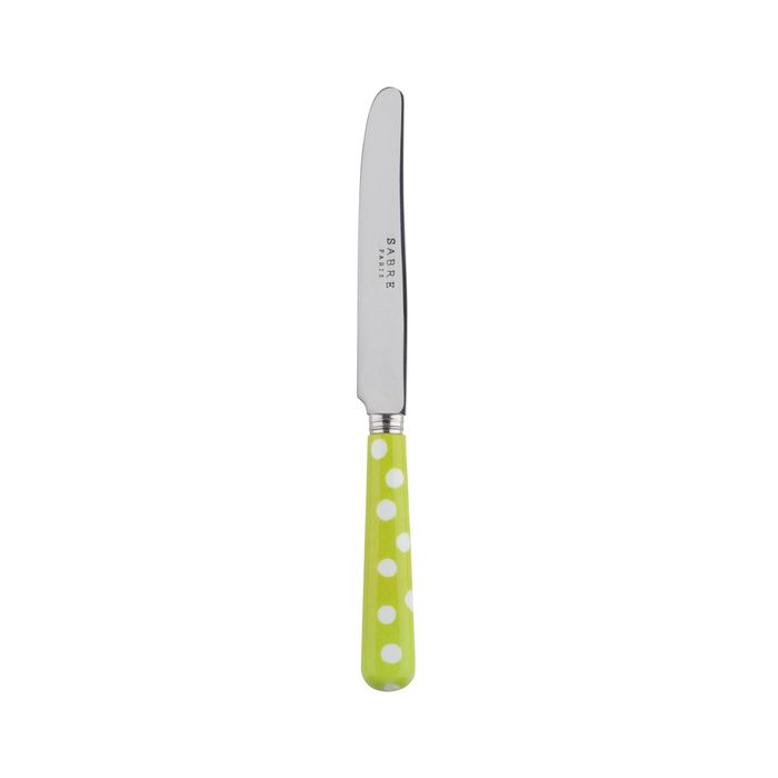 Sabre White Dots Light Green 17cm Breakfast Knife