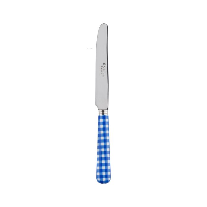 Sabre Gingham Lapis Blue 17cm Breakfast Knife