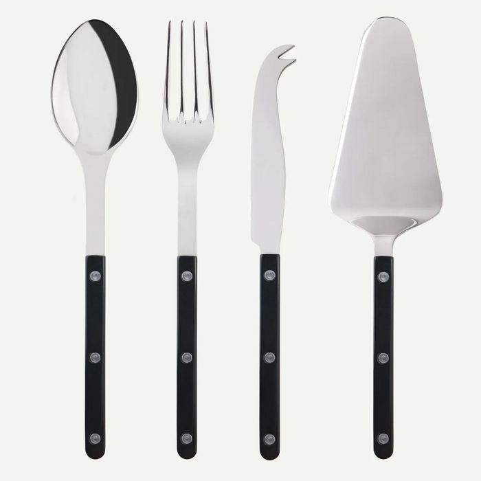 Sabre Bistrots Shiny Solid Black Serving Cutlery Set