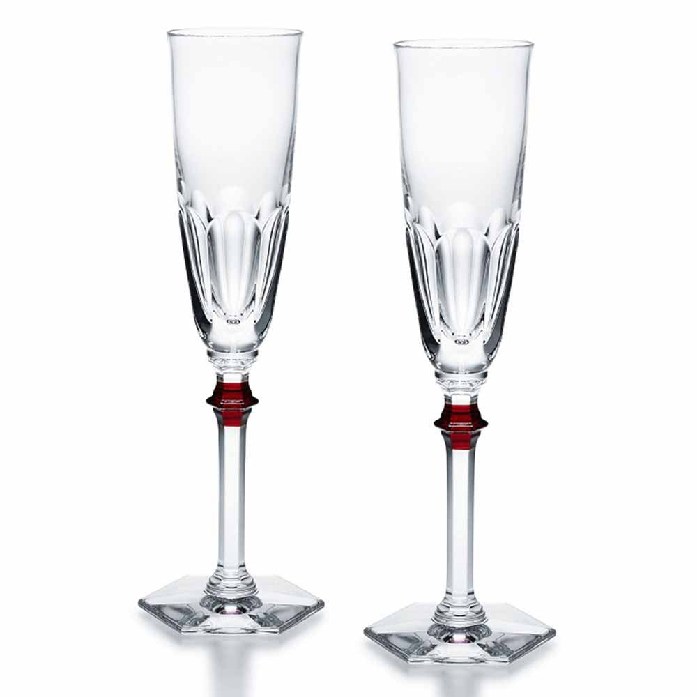 Baccarat Harcourt Eve Red Flute