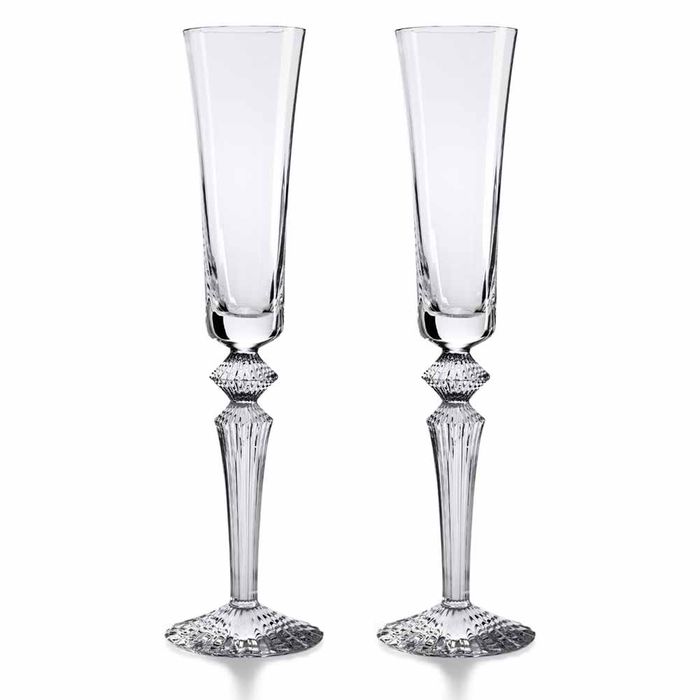 Baccarat Mille Nuits Flutissimo Clear Glass (Set of 2)