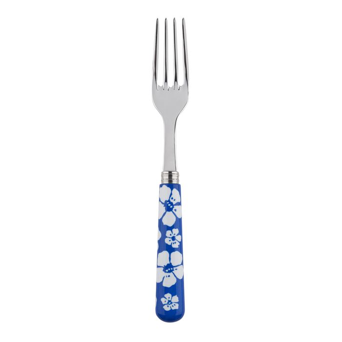 Sabre Hawaiian Flowers Lapis Blue 22cm Dinner Fork