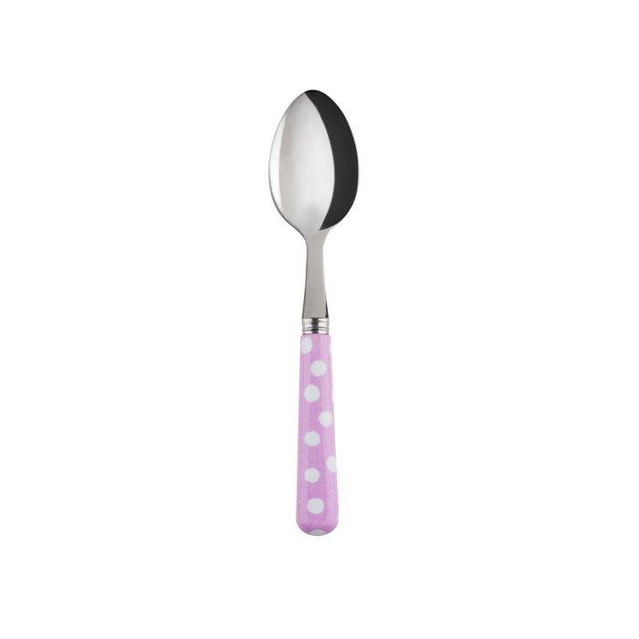 Sabre White Dots Pink 14cm Coffee Spoon