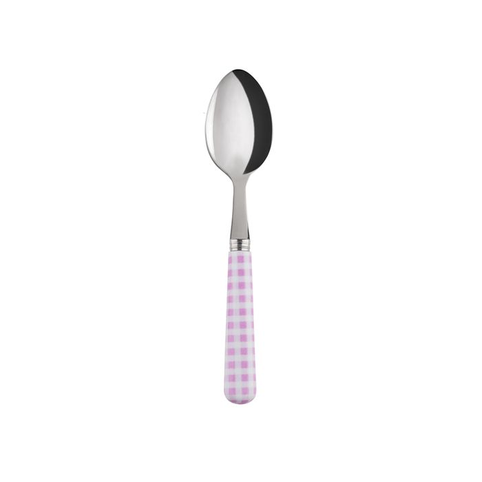 Sabre Gingham Pink 14cm Coffee Spoon