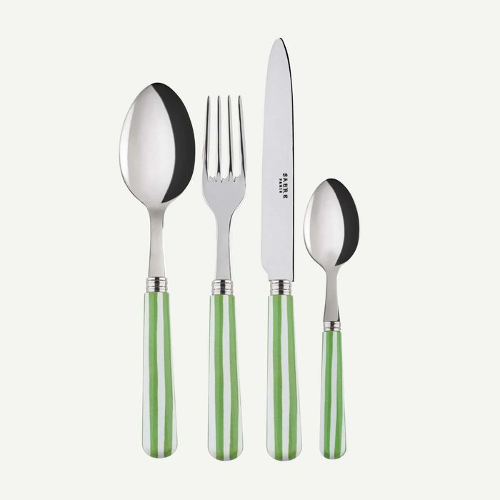 Sabre Transat Garden Green 4 Piece Cutlery Set