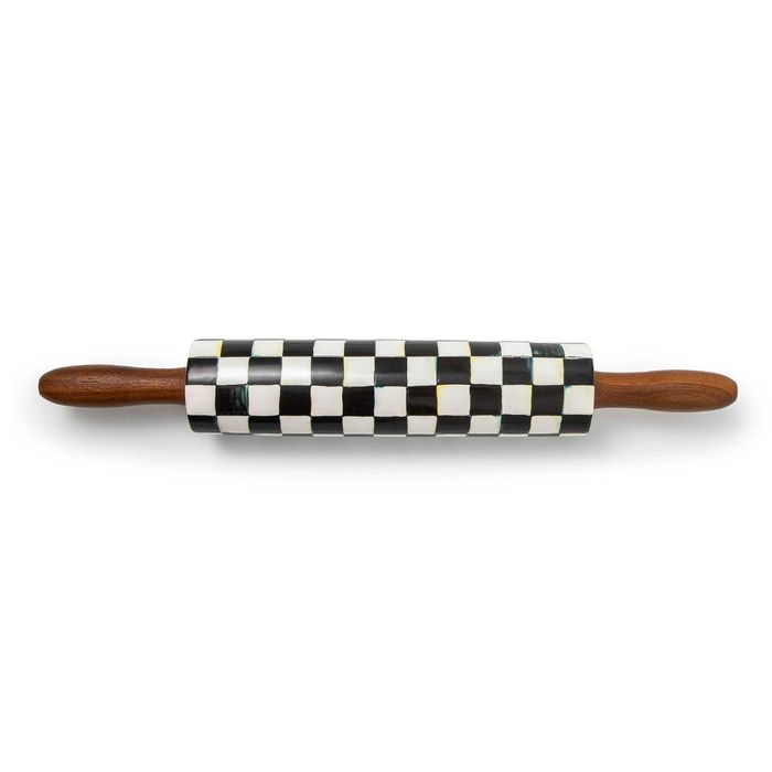 Mackenzie-Childs Courtly Check Rolling Pin