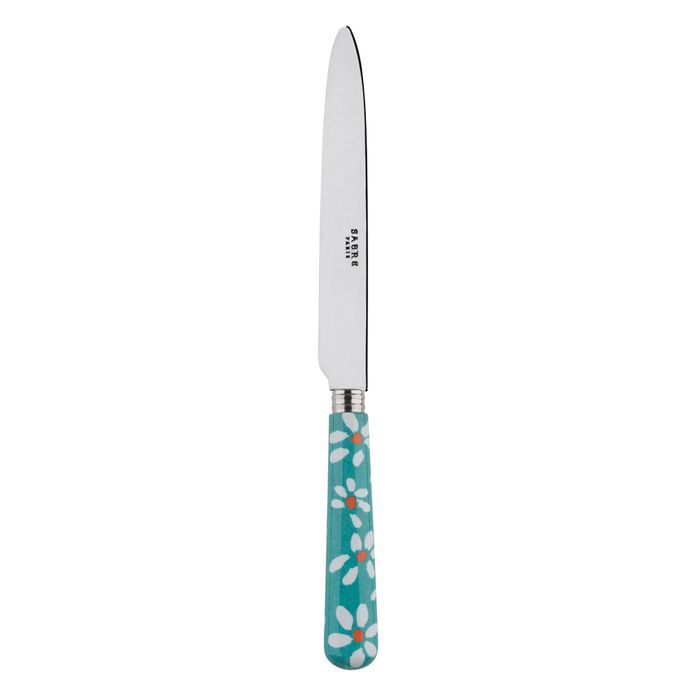 Sabre Marguerite Turquoise 24cm Dinner Knife