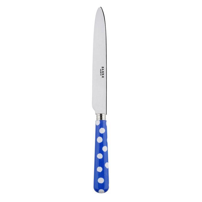 Sabre White Dots Lapis Blue 24cm Dinner Knife