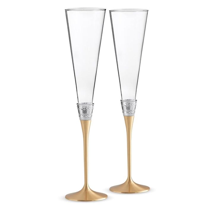 Vera Wang With Love Giftware Gold Toasting Flute (Set of 2)