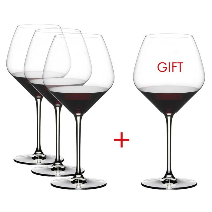Riedel Extreme Pinot Noir Glasses, Buy 3 Get 4