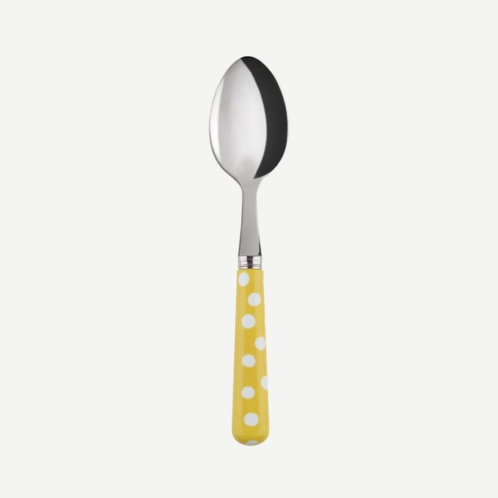Sabre White Dots Yellow 16cm Tea Spoon