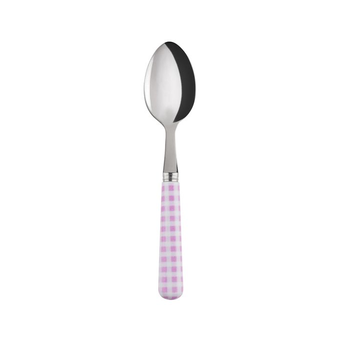 Sabre Gingham Pink 16cm Tea Spoon