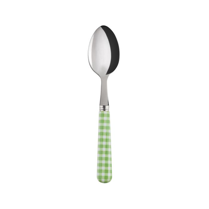 Sabre Gingham Garden Green 16cm Tea Spoon