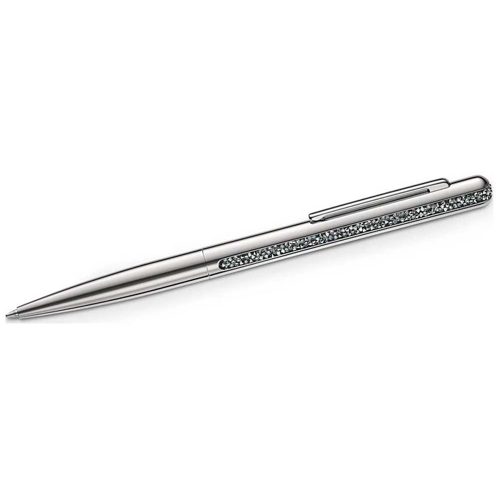 Swarovski Crystal Shimmer Ballpoint Pen, Silver tone, Chromed plated