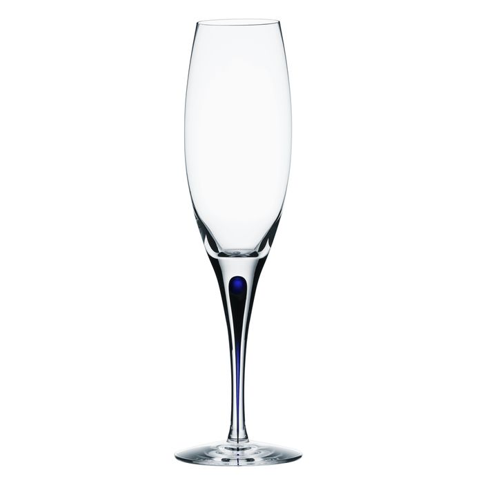 Orrefors Intermezzo Blue Champagne 26cl Glass