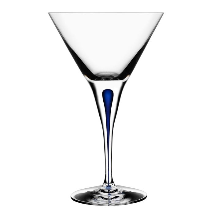 Orrefors Intermezzo Blue Martini 25cl Glass