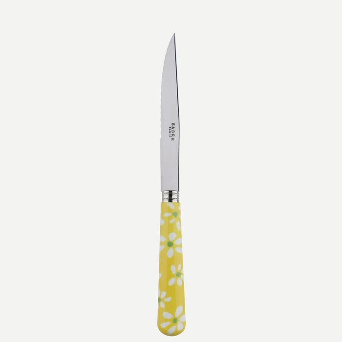 Sabre Marguerite Yellow 23cm Steak Knife