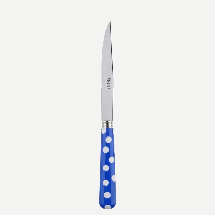 Sabre White Dots Lapis Blue 23cm Steak Knife