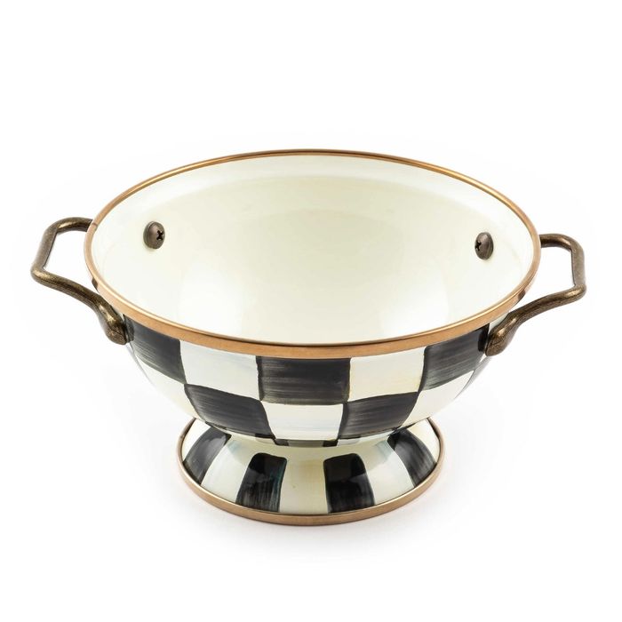Mackenzie-Childs Courtly Check Enamel Simply Anything Bowl