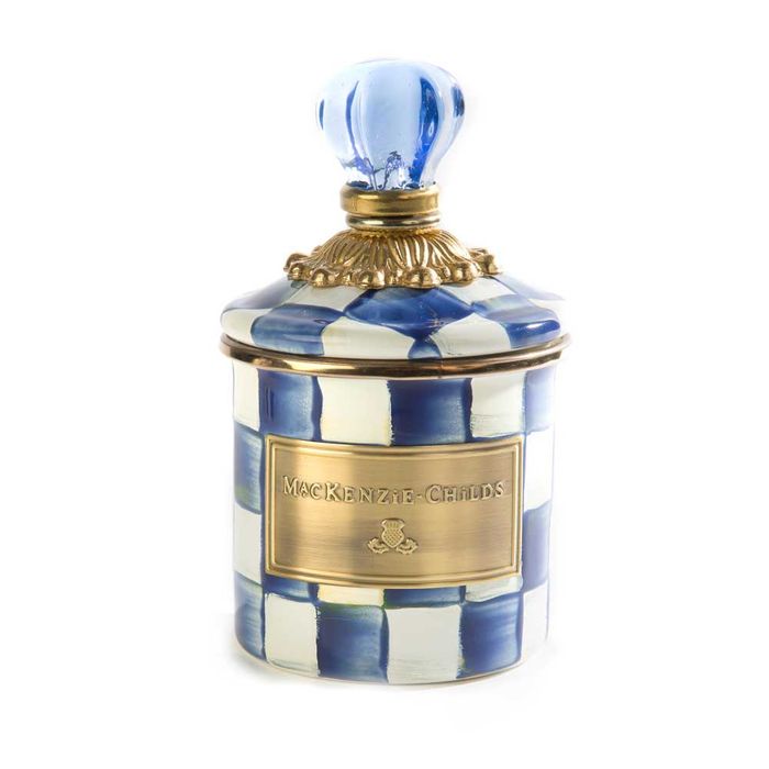 Mackenzie-Childs Royal Check Canister, Mini