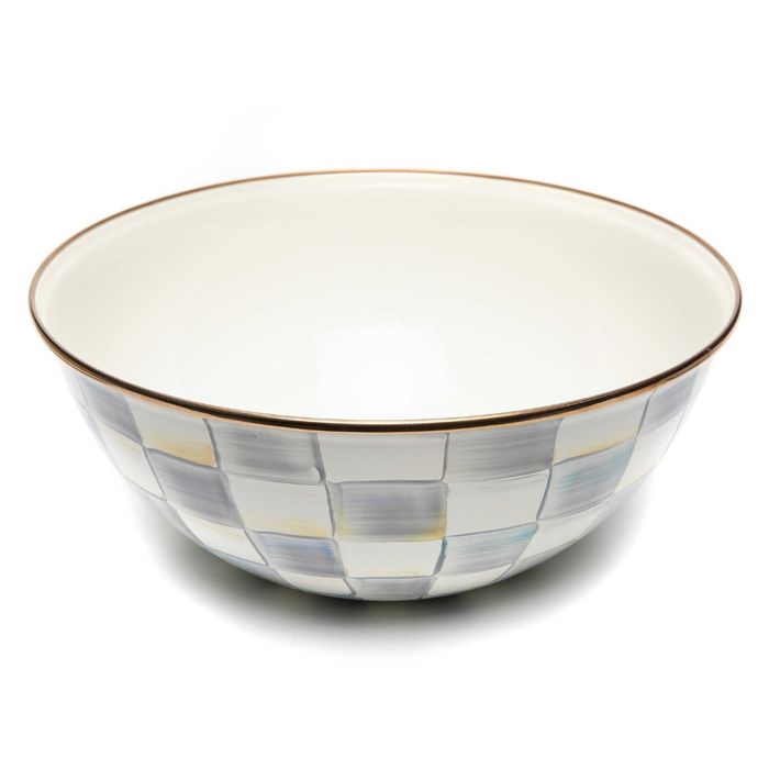 Mackenzie-Childs Sterling Check Everyday Bowl, Large
