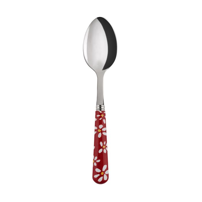 Sabre Marguerite Red 19cm Dessert Spoon