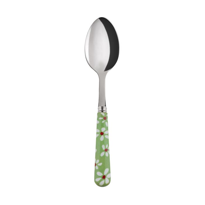 Sabre Marguerite Garden Green 19cm Dessert Spoon